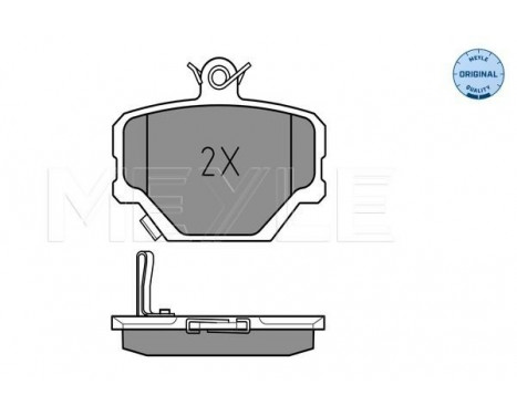Bromsbeläggssats, skivbroms MEYLE-ORIGINAL Quality 025 219 9915