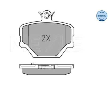 Bromsbeläggssats, skivbroms MEYLE-ORIGINAL Quality 025 219 9915, bild 3