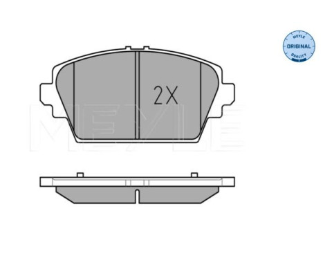 Bromsbeläggssats, skivbroms MEYLE-ORIGINAL Quality 025 230 9416/W, bild 3