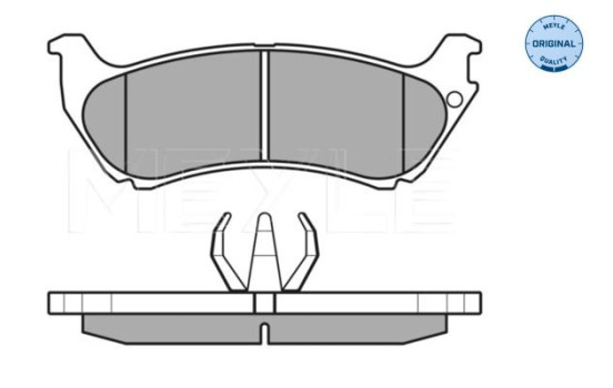 Bromsbeläggssats, skivbroms MEYLE-ORIGINAL Quality 025 231 9017/W, bild 4