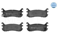 Bromsbeläggssats, skivbroms MEYLE-ORIGINAL Quality 025 233 8713/W