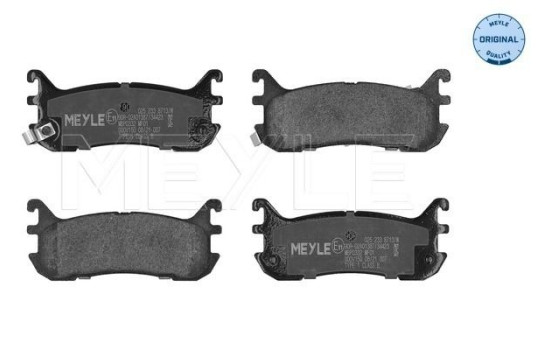 Bromsbeläggssats, skivbroms MEYLE-ORIGINAL Quality 025 233 8713/W