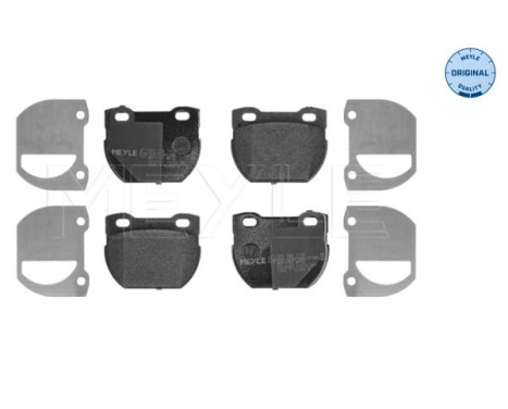 Bromsbeläggssats, skivbroms MEYLE-ORIGINAL Quality 025 234 7118, bild 2