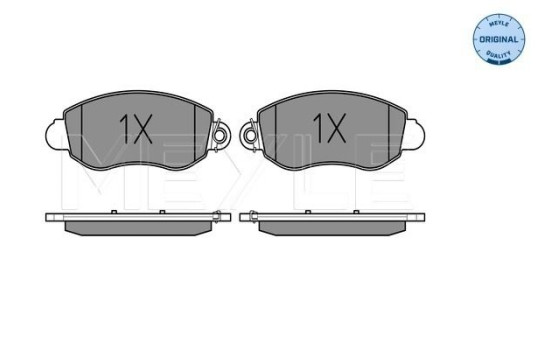 Bromsbeläggssats, skivbroms MEYLE-ORIGINAL Quality 025 235 7718/W, bild 2