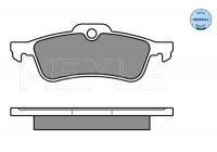 Bromsbeläggssats, skivbroms MEYLE-ORIGINAL Quality 025 237 1616