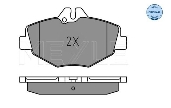 Bromsbeläggssats, skivbroms MEYLE-ORIGINAL Quality 025 237 4320/W, bild 2