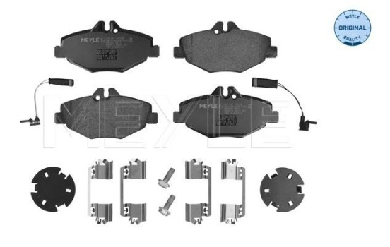 Bromsbeläggssats, skivbroms MEYLE-ORIGINAL Quality 025 237 4320/W, bild 3