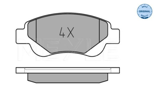 Bromsbeläggssats, skivbroms MEYLE-ORIGINAL Quality 025 239 5917, bild 2