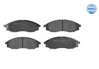 Bromsbeläggssats, skivbroms MEYLE-ORIGINAL Quality 025 239 7017/W