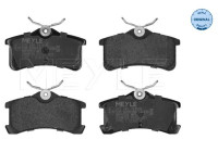 Bromsbeläggssats, skivbroms MEYLE-ORIGINAL Quality 025 240 1314/W