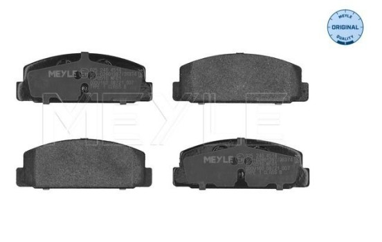 Bromsbeläggssats, skivbroms MEYLE-ORIGINAL Quality 025 240 4514, bild 2