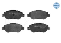 Bromsbeläggssats, skivbroms MEYLE-ORIGINAL Quality 025 240 7218