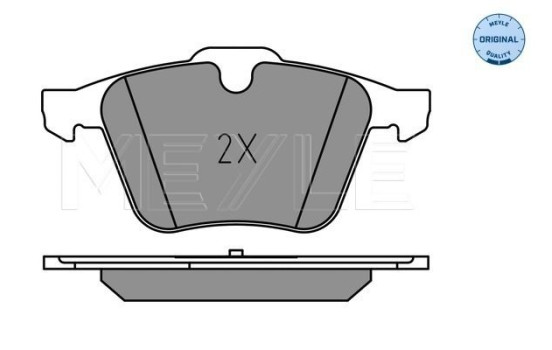 Bromsbeläggssats, skivbroms MEYLE-ORIGINAL Quality 025 240 7920, bild 2