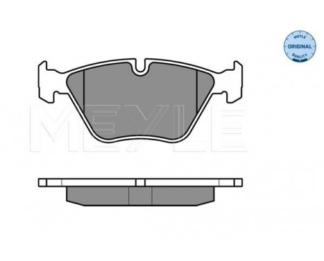 Bromsbeläggssats, skivbroms MEYLE-ORIGINAL Quality 025 240 9620, bild 2