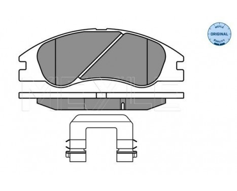 Bromsbeläggssats, skivbroms MEYLE-ORIGINAL Quality 025 242 1817/W