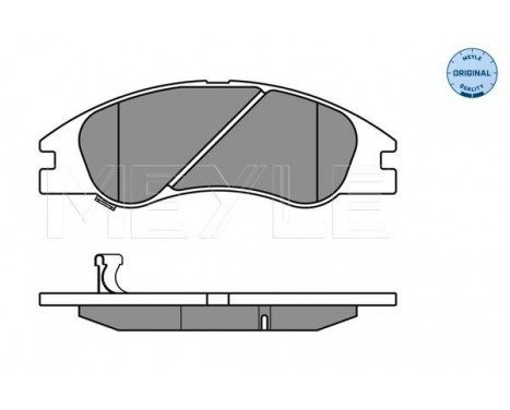 Bromsbeläggssats, skivbroms MEYLE-ORIGINAL Quality 025 242 1817/W, bild 2