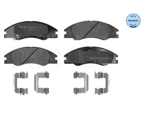 Bromsbeläggssats, skivbroms MEYLE-ORIGINAL Quality 025 242 1817/W, bild 4