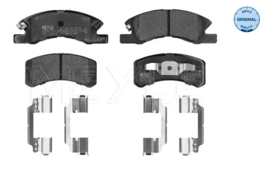 Bromsbeläggssats, skivbroms MEYLE-ORIGINAL Quality 025 242 2914/W