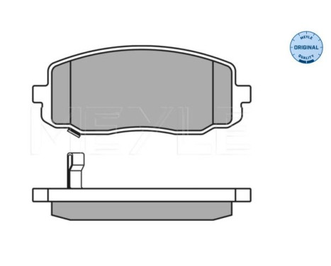 Bromsbeläggssats, skivbroms MEYLE-ORIGINAL Quality 025 242 7516/W, bild 3
