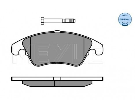 Bromsbeläggssats, skivbroms MEYLE-ORIGINAL Quality 025 243 1019