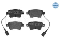 Bromsbeläggssats, skivbroms MEYLE-ORIGINAL Quality 025 243 4917/W