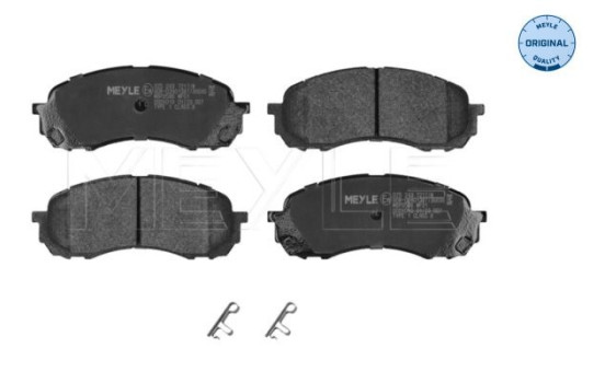 Bromsbeläggssats, skivbroms MEYLE-ORIGINAL Quality 025 243 7217/W