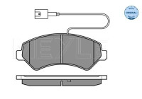 Bromsbeläggssats, skivbroms MEYLE-ORIGINAL Quality 025 244 6619/W1