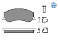 Bromsbeläggssats, skivbroms MEYLE-ORIGINAL Quality 025 244 8419/W