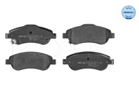 Bromsbeläggssats, skivbroms MEYLE-ORIGINAL Quality 025 246 3819/W