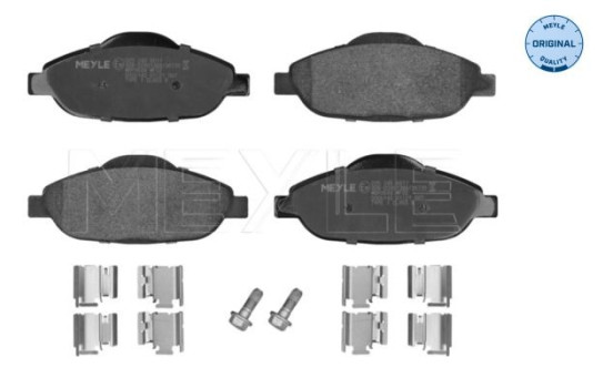 Bromsbeläggssats, skivbroms MEYLE-ORIGINAL Quality 025 246 6017