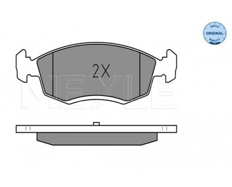 Bromsbeläggssats, skivbroms MEYLE-ORIGINAL Quality 025 246 7318, bild 2