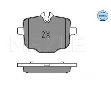 Bromsbeläggssats, skivbroms MEYLE-ORIGINAL Quality 025 247 0318, bild 2