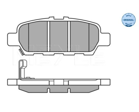 Bromsbeläggssats, skivbroms MEYLE-ORIGINAL Quality 025 248 7113/W, bild 3