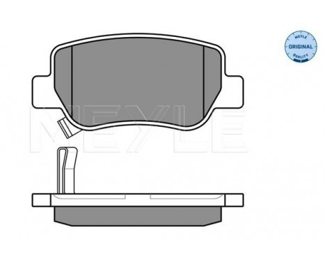 Bromsbeläggssats, skivbroms MEYLE-ORIGINAL Quality 025 248 8516/W, bild 2
