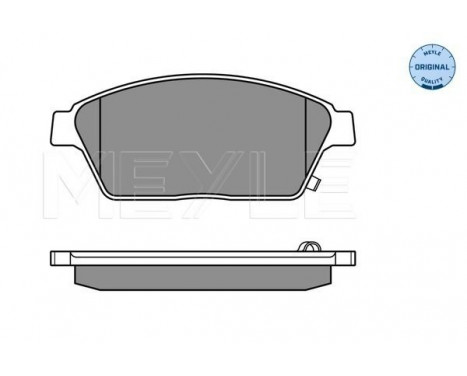 Bromsbeläggssats, skivbroms MEYLE-ORIGINAL Quality 025 250 3418/W, bild 3