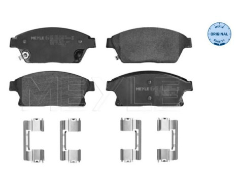 Bromsbeläggssats, skivbroms MEYLE-ORIGINAL Quality 025 250 3418/W, bild 4