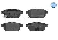 Bromsbeläggssats, skivbroms MEYLE-ORIGINAL Quality 025 252 5814/W