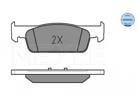 Bromsbeläggssats, skivbroms MEYLE-ORIGINAL Quality 025 257 0217, bild 2