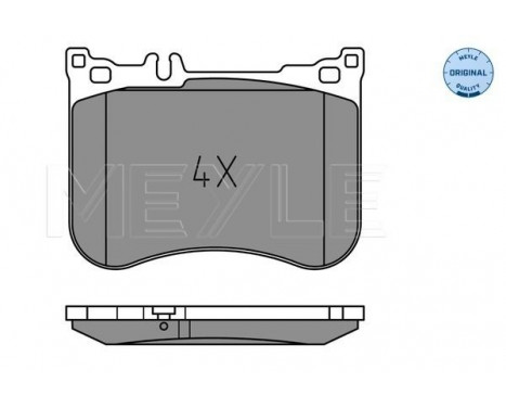 Bromsbeläggssats, skivbroms MEYLE-ORIGINAL Quality 025 257 0617