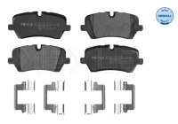 Bromsbeläggssats, skivbroms MEYLE-ORIGINAL Quality 025 257 2016