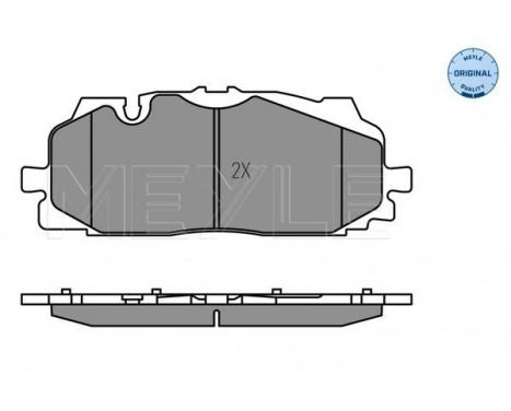 Bromsbeläggssats, skivbroms MEYLE-ORIGINAL Quality 025 258 6117