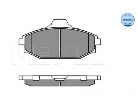 Bromsbeläggssats, skivbroms MEYLE-ORIGINAL Quality