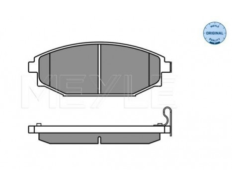Bromsbeläggssats, skivbroms MEYLE-ORIGINAL Quality, bild 3