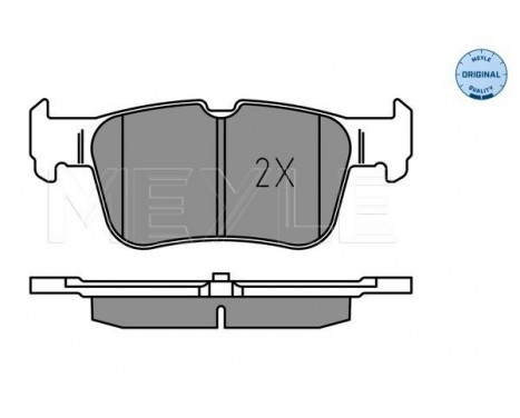 Bromsbeläggssats, skivbroms MEYLE-ORIGINAL: True to OE. 025 222 3116, bild 2