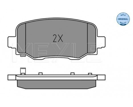Bromsbeläggssats, skivbroms MEYLE-ORIGINAL: True to OE. 025 257 3418, bild 2