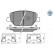 Bromsbeläggssats, skivbroms MEYLE-PD: Advanced performance and design. 025 221 3819/PD