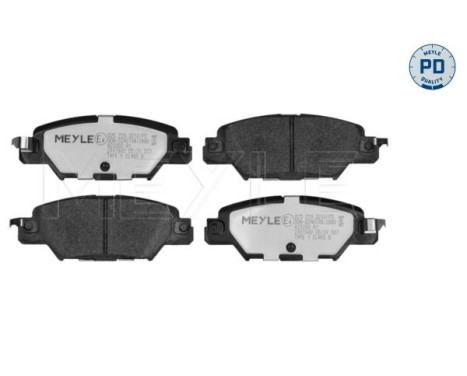 Bromsbeläggssats, skivbroms MEYLE-PD: Advanced performance and design. 025 223 3214/PD, bild 3