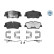 Bromsbeläggssats, skivbroms MEYLE-PD: Advanced performance and design. 025 223 7017/PD, miniatyr 3