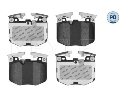 Bromsbeläggssats, skivbroms MEYLE-PD: Advanced performance and design. 025 224 2520/PD, bild 2