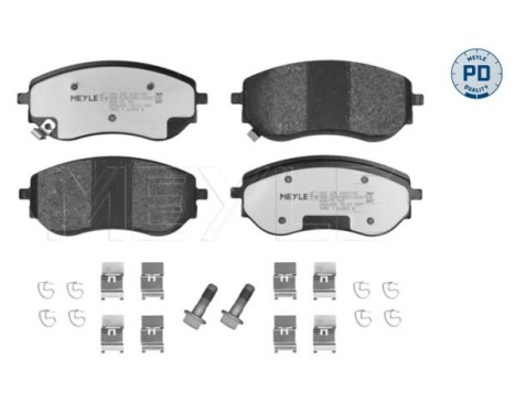 Bromsbeläggssats, skivbroms MEYLE-PD: Advanced performance and design. 025 226 6021/PD, bild 5